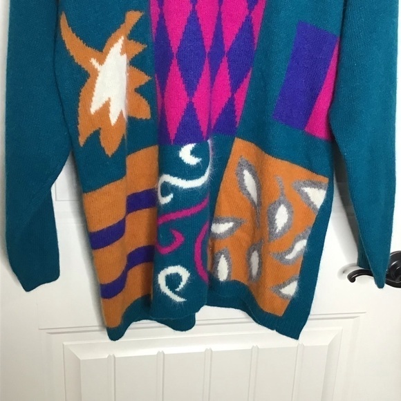 Vintage Richard & Company Lambswool/Angora Rabbit Hair Blend Turtleneck Sweater. - Picture 6 of 10